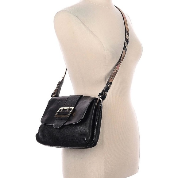 Burberry Black Leather Medley Crossbody Bag - Picture 2 of 12